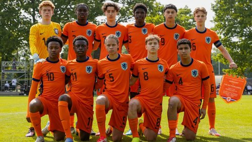 Oranje onder 15 (m) geeft ook Duitsland klop en wint drielandentoernooi
