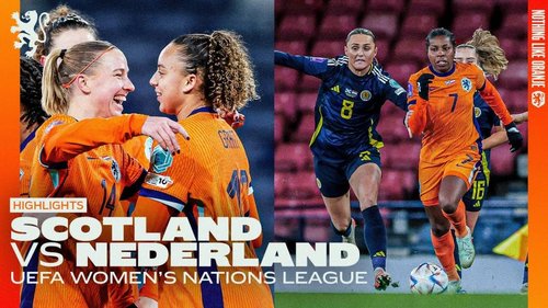 Dinsdag Nederland - Schotland vrouwen