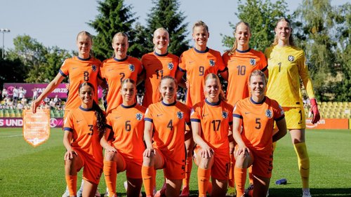 Oranje meiden onder 19 verliest van Engeland o19 op het EK