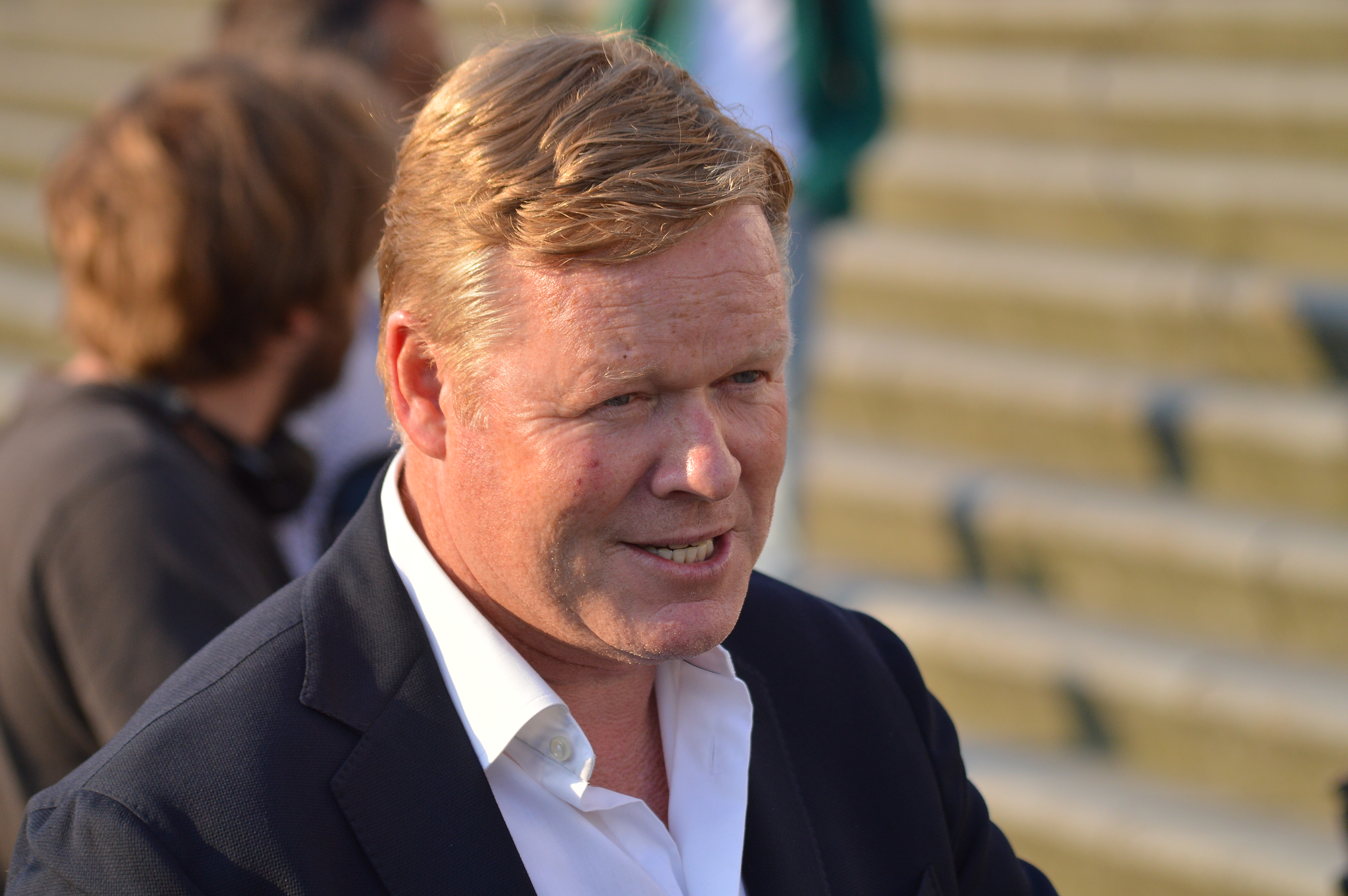 Ronald Koeman was beetje boos