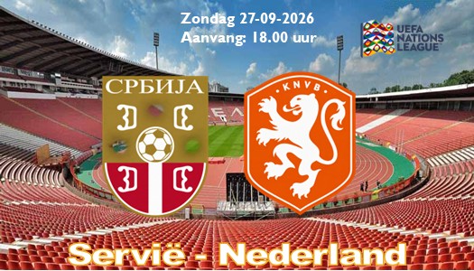 Mexx Meerdink bezorgt Oranje de winst tegen Servië