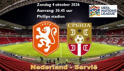 Nederland wint weer van Servië
