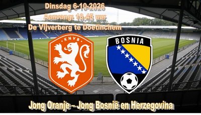 Jong Oranje wint en mag zich opmaken voor de play-offs.